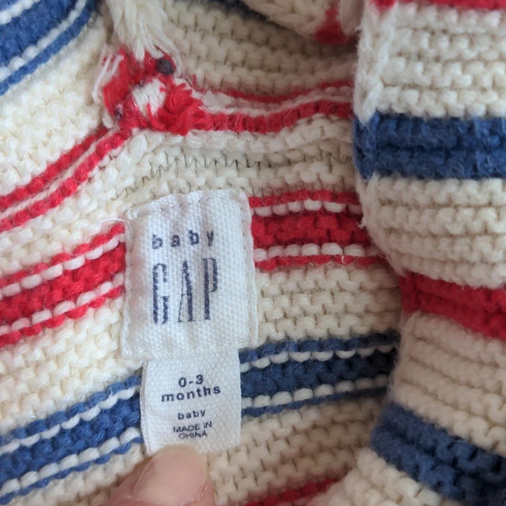 NWT Waffle Bodysuit Set + FREE Baby Gap Knit Cardigan